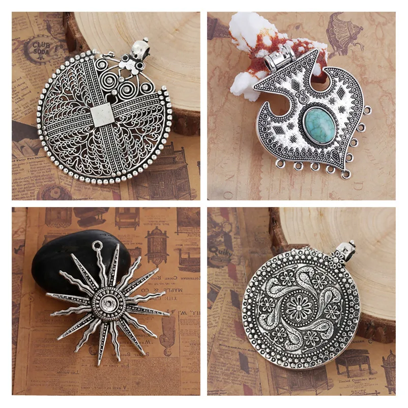 DoreenBeads горячие подвески из сплава цинка для ожерелья ручной работы Круглый