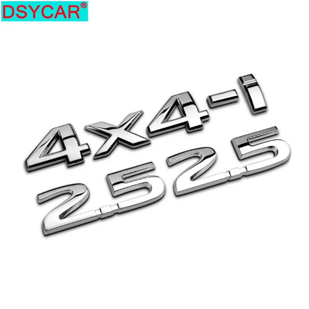 

DSYCAR 1 комплект 3D металлический 2,5 4X4-i автомобильный боковой брызговик задний багажник эмблема наклейки для JEEP BMW Nissan Audi VW Ford Honda Kia