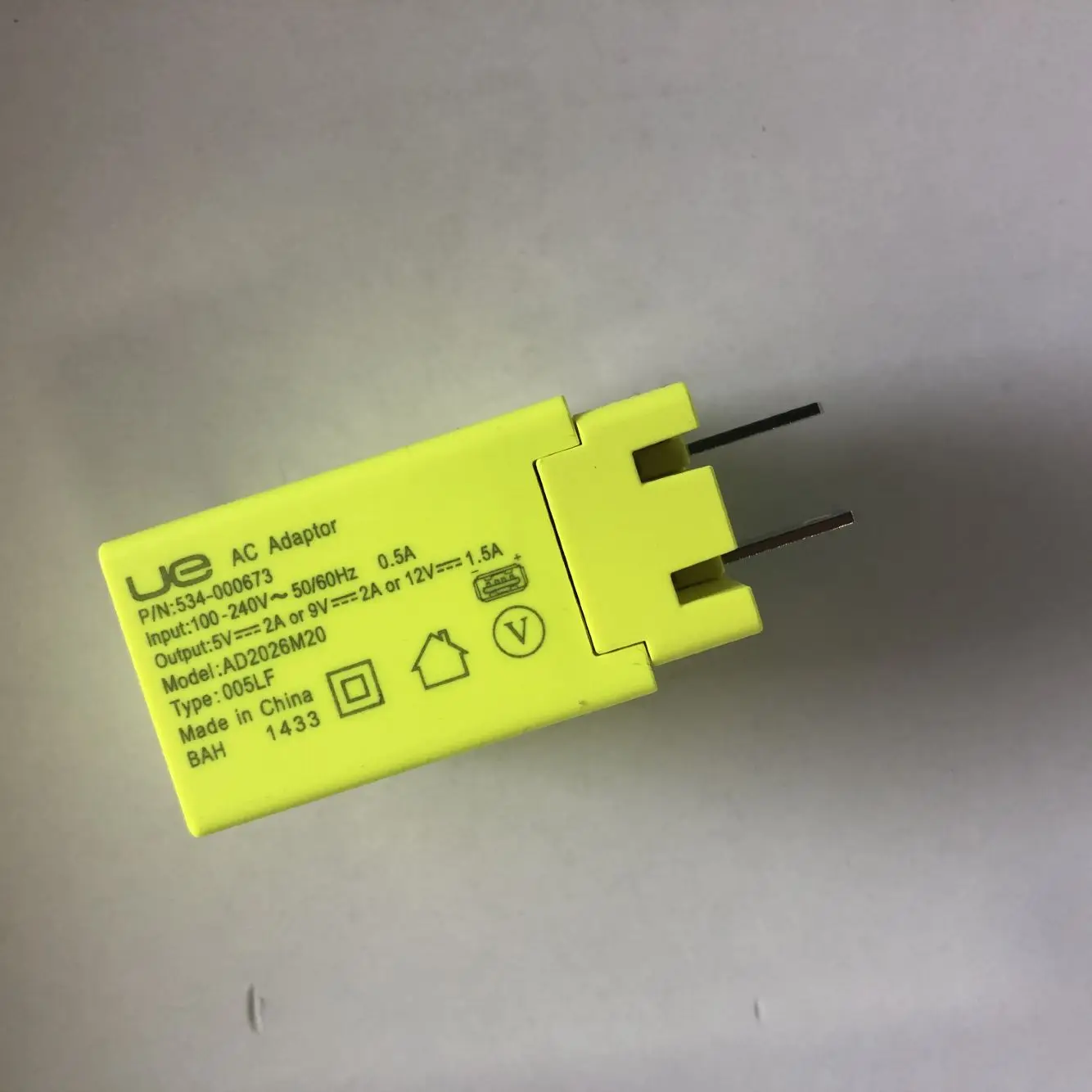 Совершенно новый оригинальный зарядный адаптер для Logitech UE BOOM speaker 2 а 5 1 В быстрое