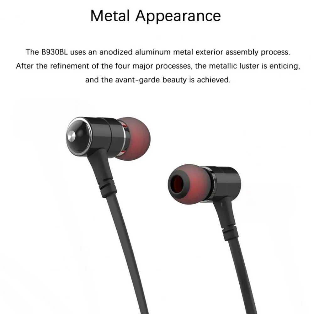 

Awei B930BL Bluetooth Earphone Magnetic Stereo Mini In-ear Earbuds Wireless Sport Headset for Mobile Phone