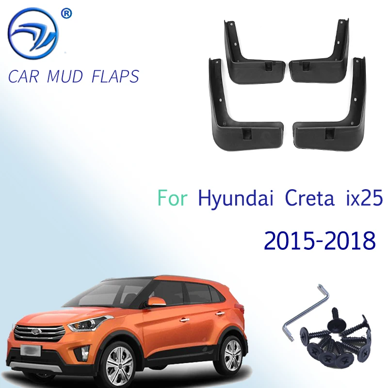 4 шт. Автомобильные Брызговики для Hyundai Creta ix25 2015 2016 2017 2018|Грязезащита| |