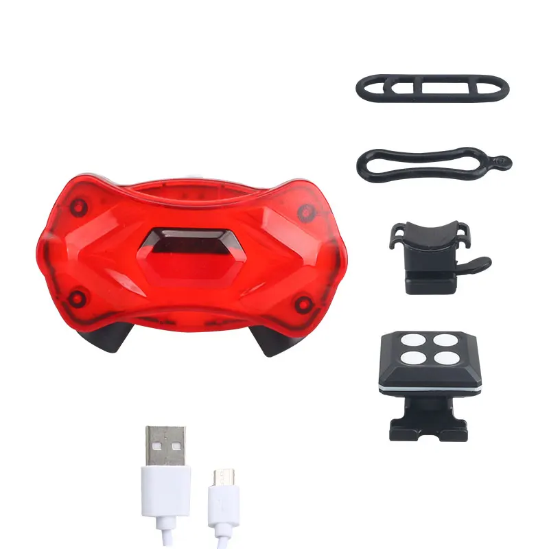 

USB Smart Bike Taillight Remote Control Rear Bicycle Light MTB Road Cycling Turning Signal Warning Lamp