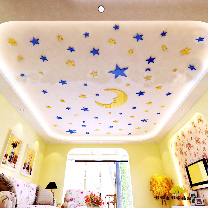 Потолочная настенная 3D наклейка в коридор светящиеся наклейки на стену