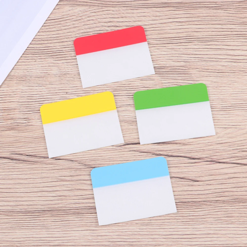 

N Times Stickers Re-stickable Durable Bookmarks Classified Stickers Page Markers for Student Stationery Reading Accessorie