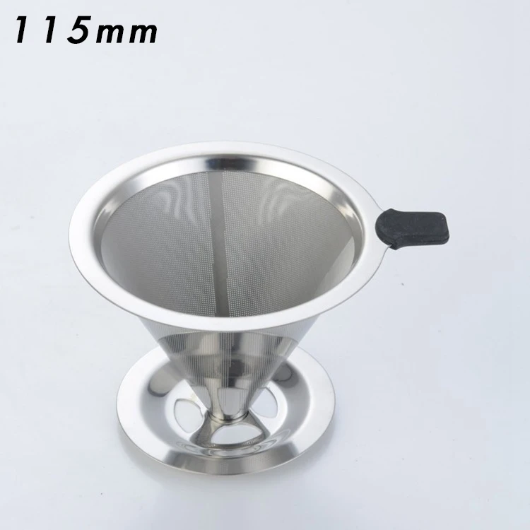 Двухслойный кофейный фильтр 304 из нержавеющей стали держатель для кофе Налейте