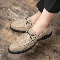 fashion mens formal shoes british one step business leather shoes men moccasins italian black male driving shoes zapatillas