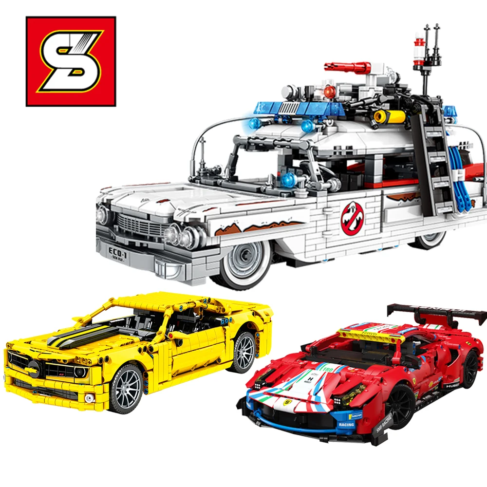 SY BLOCK знаменитая серия гоночных автомобилей спортивный автомобиль строительные