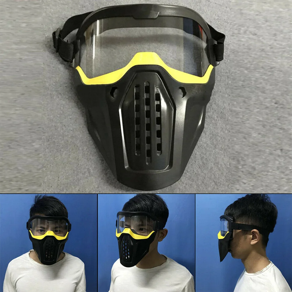Износостойкие очки пластиковая маска для лица унисекс игрушка борется с