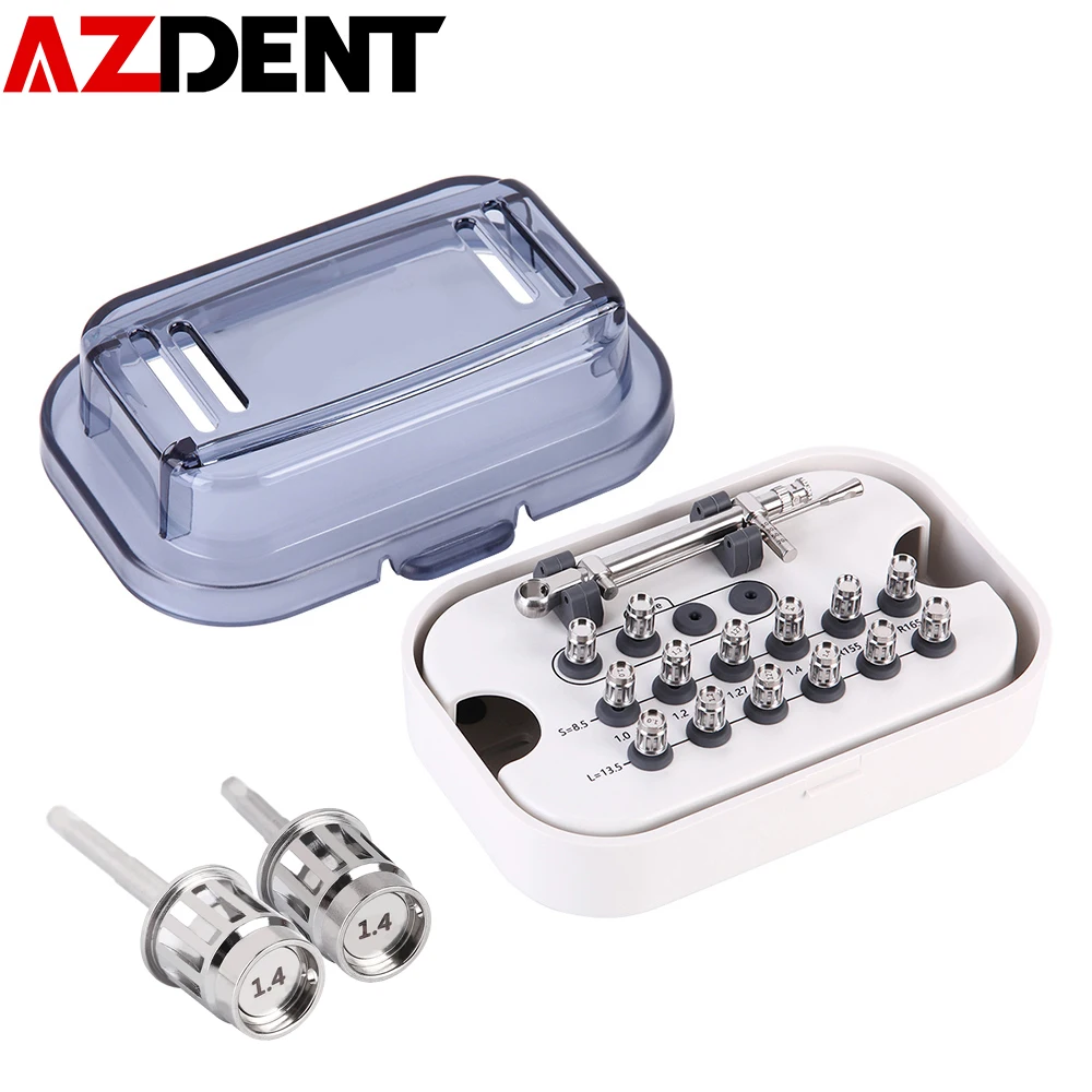 

AZDENT Dental Implant Torque Wrench Screwdriver Kit 10-70NCM Ratchet / 10-40Ncm Hex Drivers Dentistry Implant Repair Tools