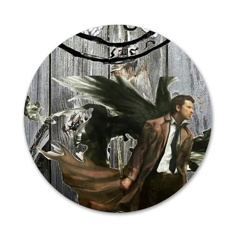 58 мм Сверхъестественное SPN Дин и Сэм значок брошь заколка аксессуары для одежды