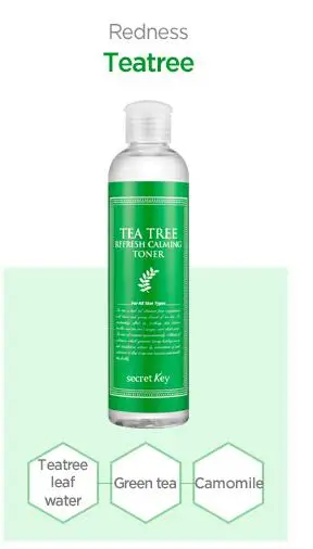 Tea Tree 1pcs SECRET KEY свежий тоник 248 мл Увлажняющий Тоник для лица Сыворотка отбеливающая эссенция уход за кожей лица корейская косметика - Вес нетто: Tea Tree 1pcs
