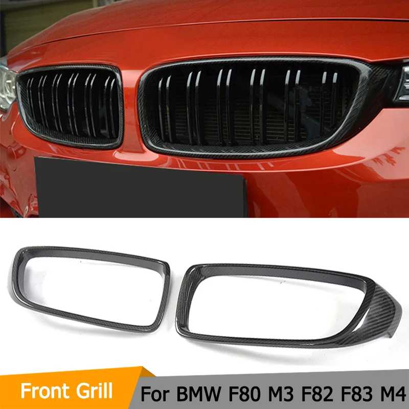 Передняя решетка из углеродного волокна для BMW M3 F80 & M4 F82 F83 F32 F33 F36 14 17|grill front|front grille