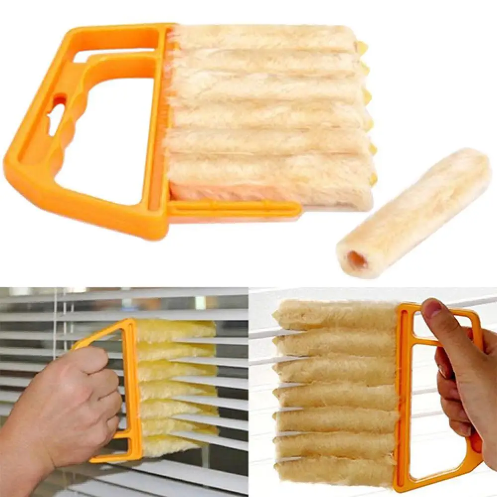 

Hot Sale 80% Microfibre Venetian Blind Blade Cleaner Window Conditioner Duster Clean Brush