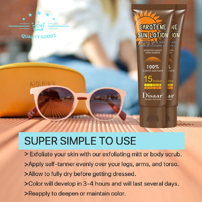 Body Self Tanners Moisturizing Sunless Tanning Lotion Self-tanning Lotion Bronzers