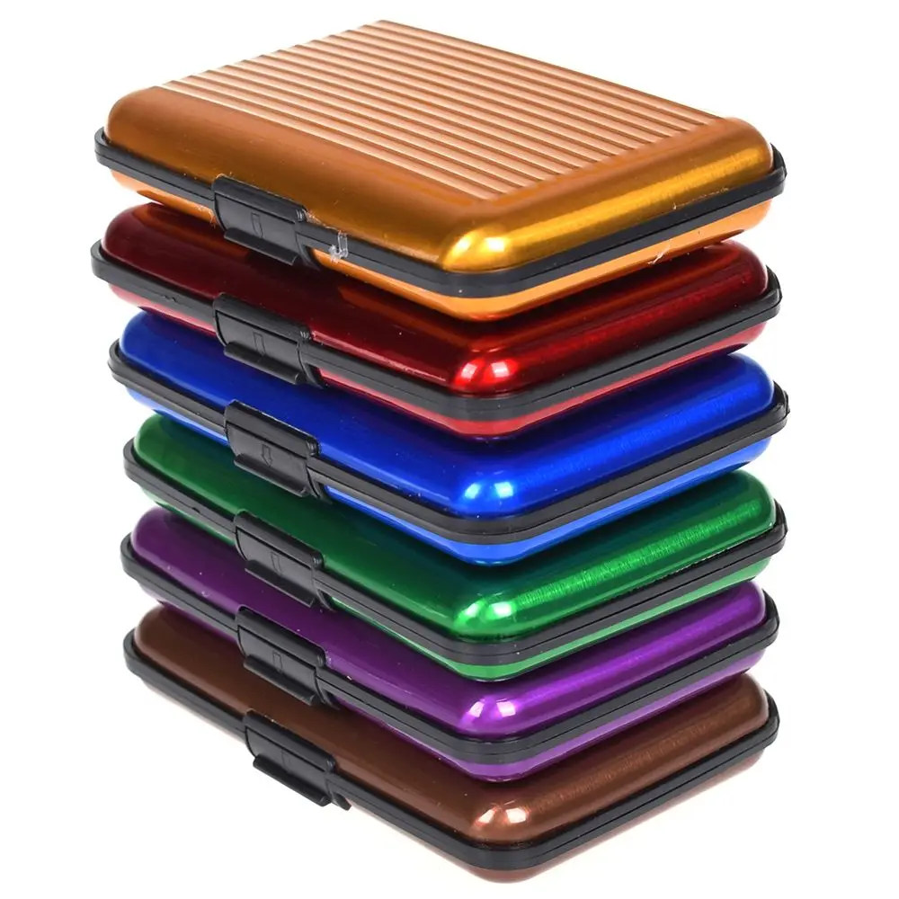 1 шт. модный металлический держатель для кредитных карт в деловом стиле чехол ID