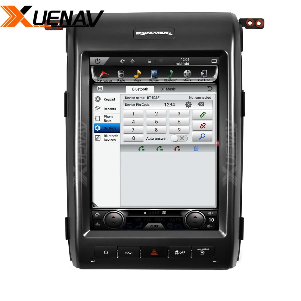 XUENAV Android 9 0 для-Honda-CR-V CRV 2012-2016 авто радио автомобиль GPS навигация 10 4 дюйма
