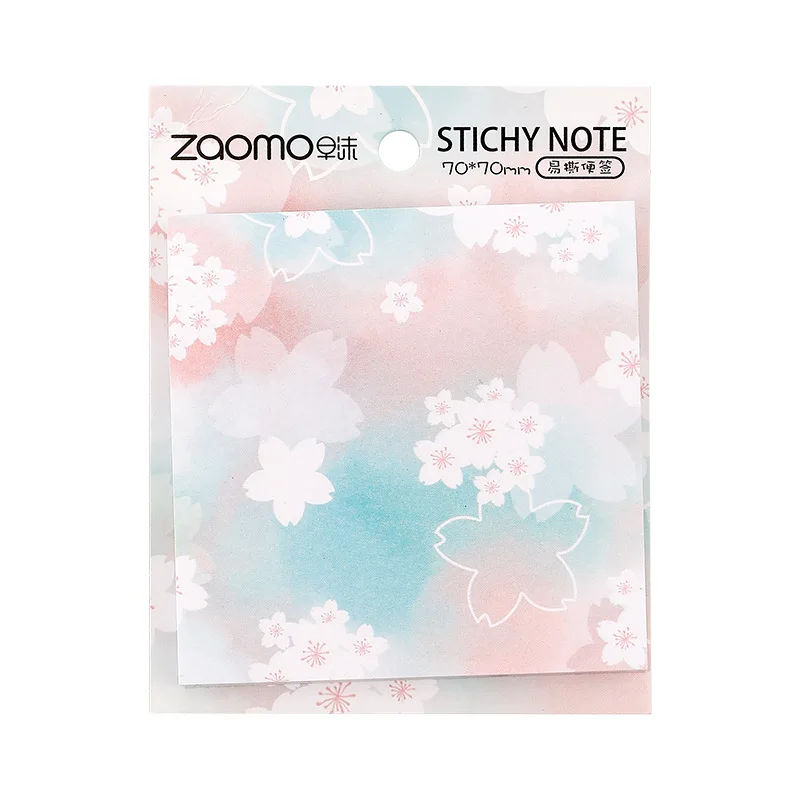 

90 sheets/lot Cherry blossom season Sticky Notes Memo Pad Diary Stationary Flakes Scrapbook Decorative Cute N Times Sticky