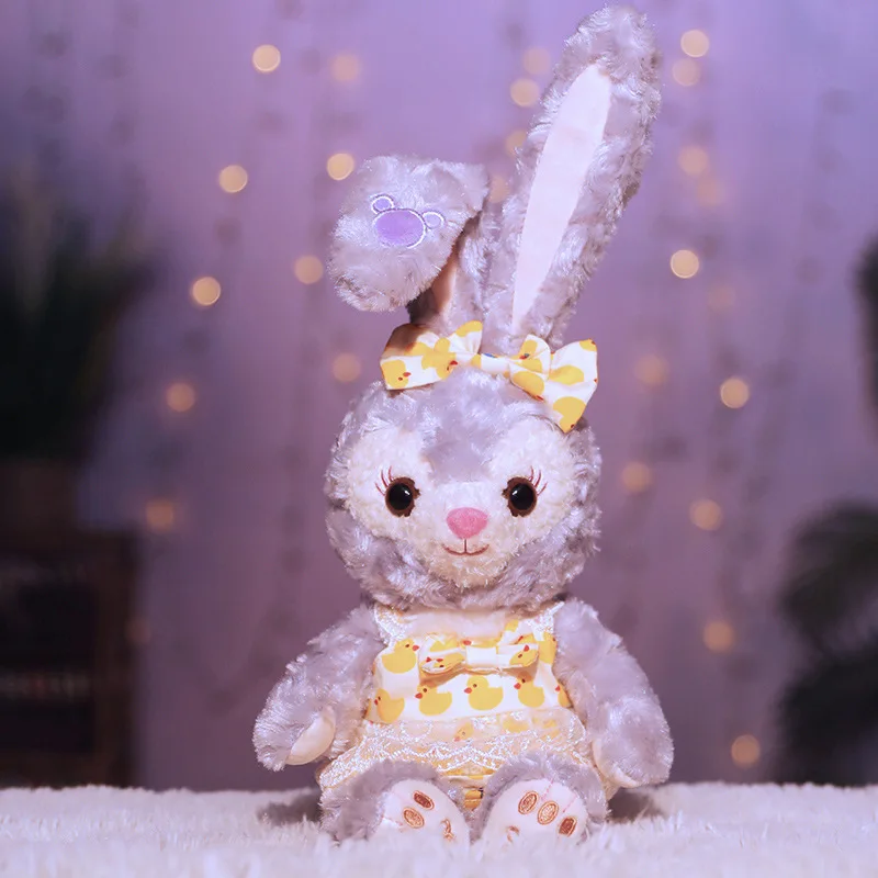 

Cute Purple Rabbit Doll Stuffed Animal Bunny Plush Toys for Girls Birthday Gifts