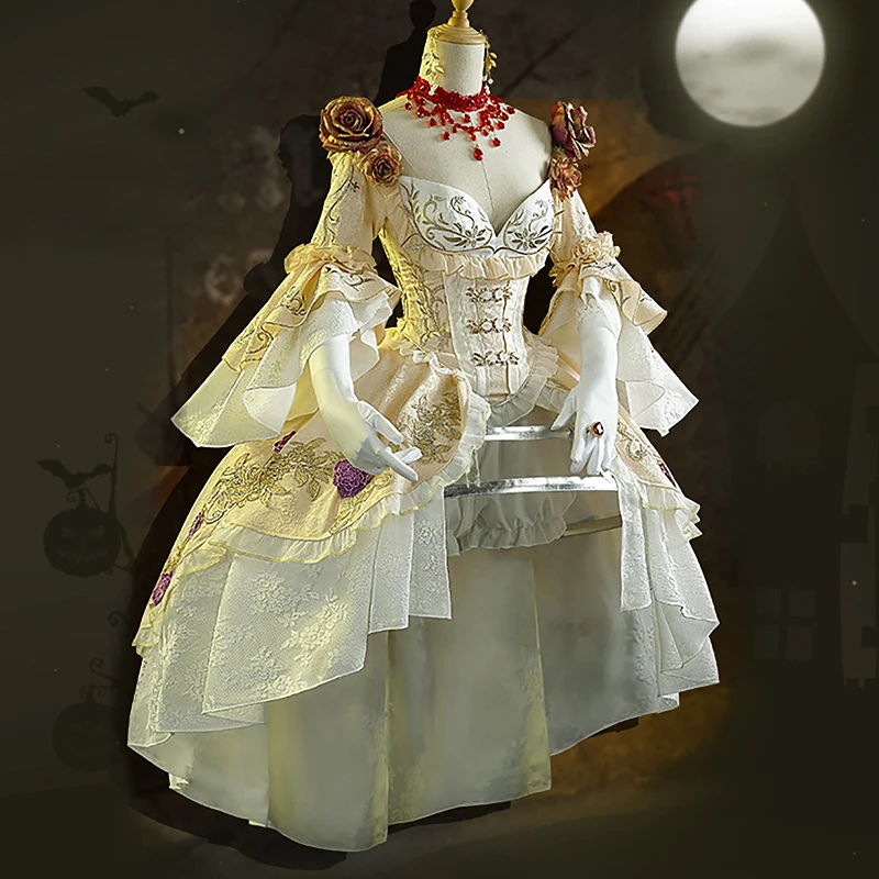 Custom Made Identity V Cosplay Costume Mary Bloody Queen Blood Feast Dress Cosply Clothing Women Skirt Suit