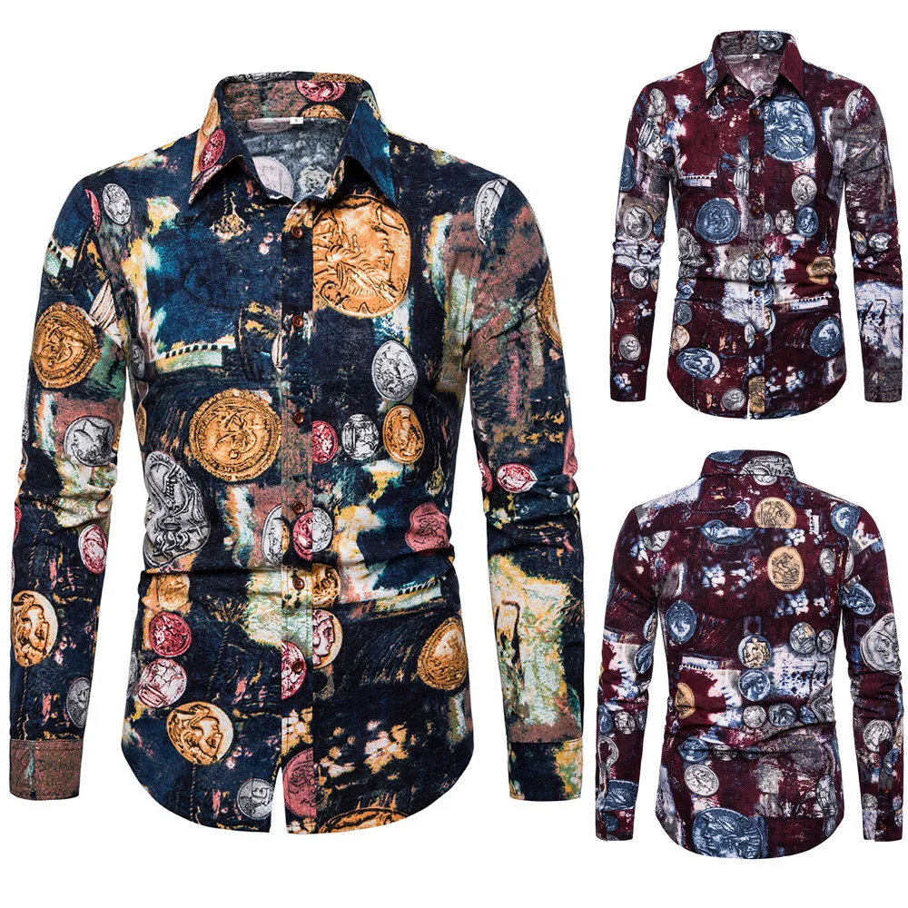 Весна и осень новый узор квадратный вырез культивировать себя Мода Лист Печать