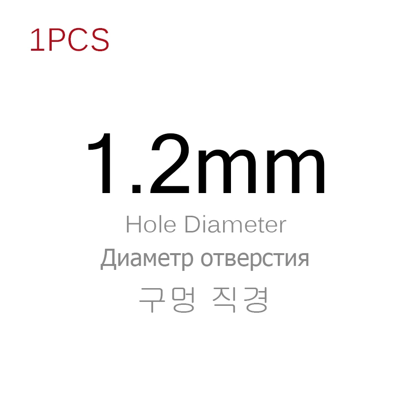 1.2mm 1PCS Инструмент для штамповки изделий из кожи, толстый стальной ремесленный Круглый бумажный холщовая одежда ремень для штамповки DIY кожаный перфоратор Размер 0,5 мм-10 мм - Цвет: 1.2mm 1PCS