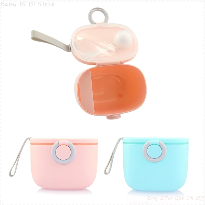 

500ML Portable Baby Food Storage Box Essential Cereal Infant Milk Powder Box Toddler Snacks Container