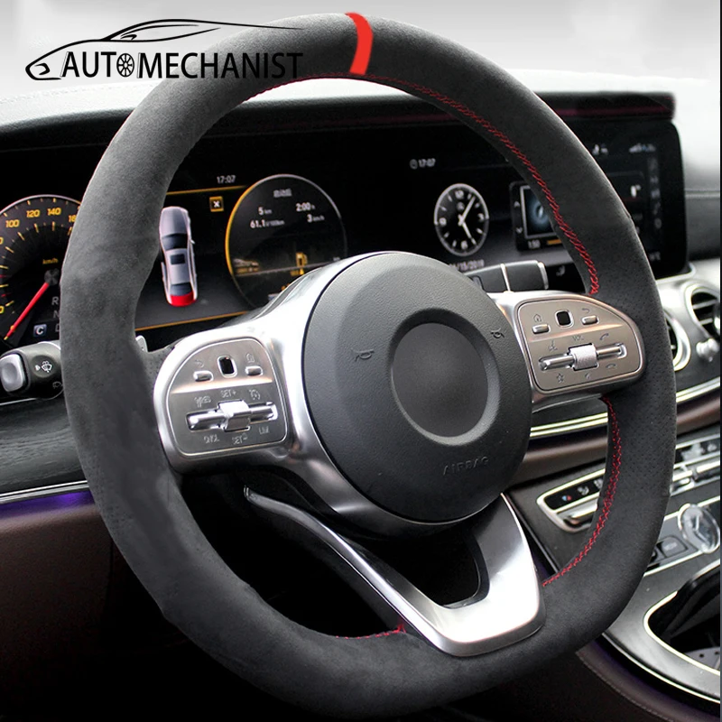 Чехол для руля премиум-класса универсальная плетеная накладка на руль 38 см из