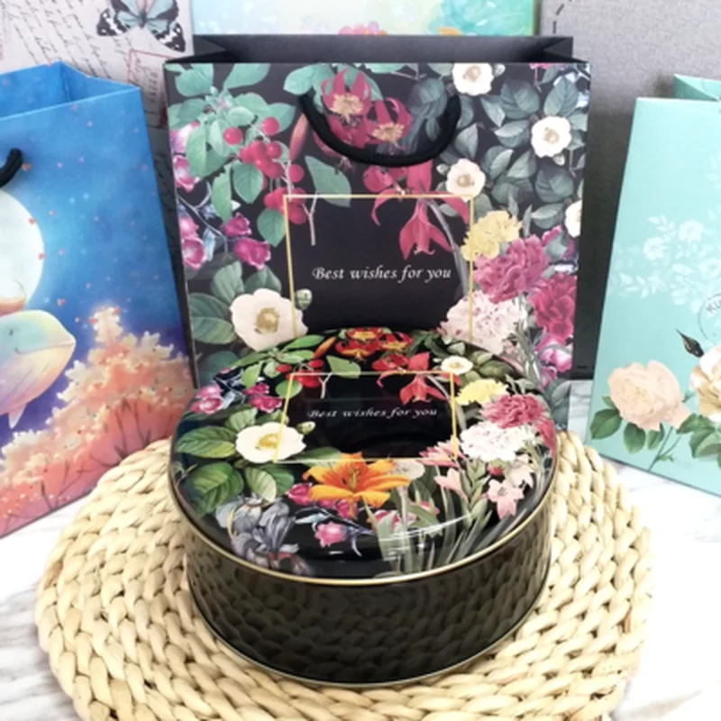 2021 Новый мультяшный Печенье Десерт печенье жестяная коробка для хранения с