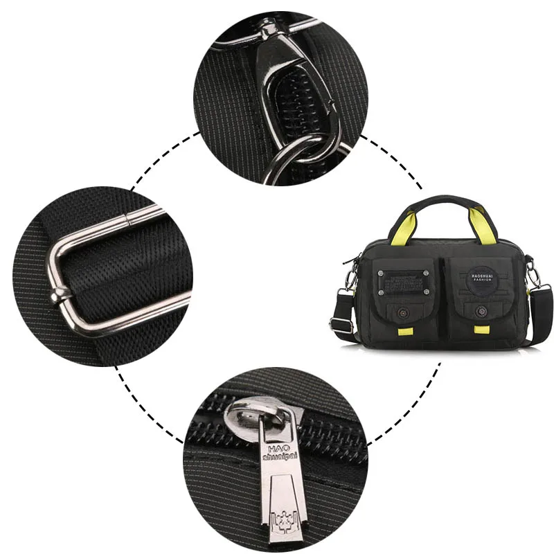 WOBAG мужская сумка высокого качества водонепроницаемая сумка на плечо Повседневная дорожная сумка через плечо портативная большая Вместительная дорожная сумка