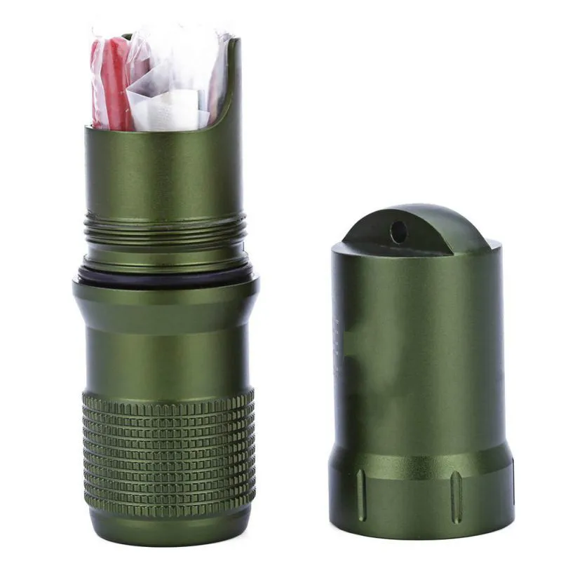 Выживания Водонепроницаемый таблетки/матч чехол литейный Ящик Контейнер для