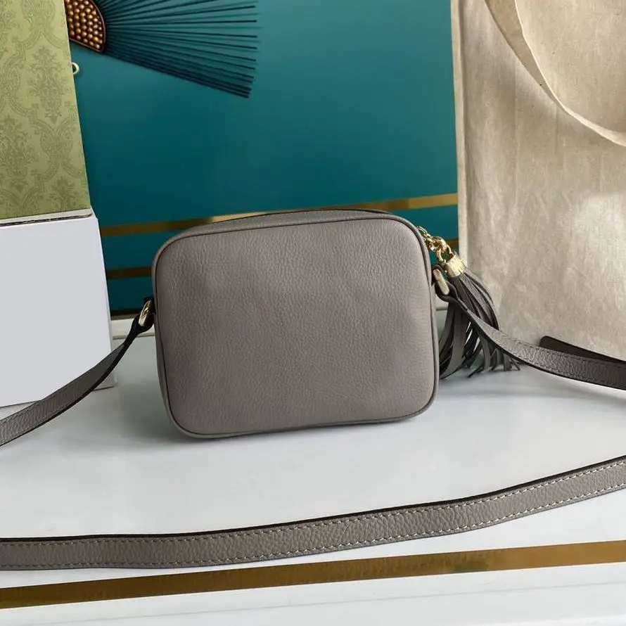 

Designer Luxury Soft Crossbody bag women's bag real Leather Handbag Girl Brand G logo Metal Shoulder Messenger Bags Female