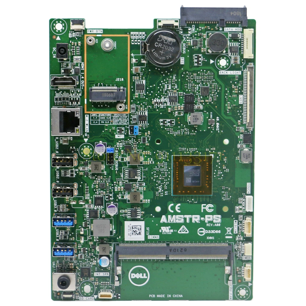 

NEW FOR DELL Inspiron 24-3475 AIO All-In-One Motherboard AMSTR-PS XKD8M CN-0XKD8M DDR4 Integrated AMD A9-9425 CPU