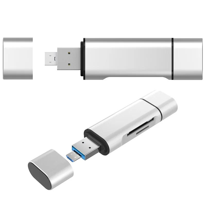 Адаптер usb 3 1 Type c к usb3.0 micro SD TF card reader с поддержкой OTG |