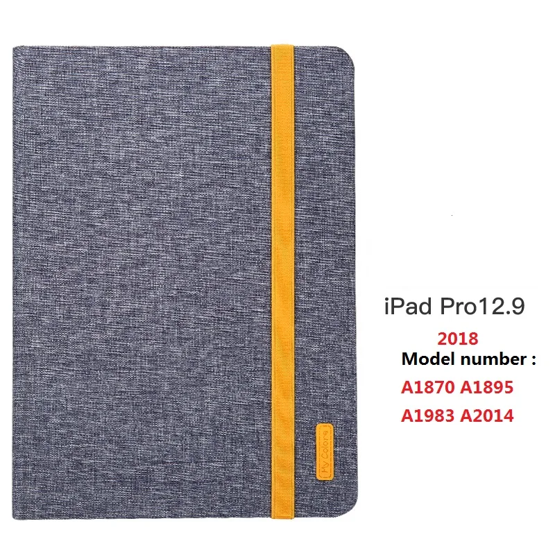 For iPad Pro 12.9 Высококачественный чехол для iPad pro 11, ударопрочный силиконовый чехол из искусственной кожи с подставкой и функцией автоматического сна для iPad pro 12,9, чехол s funda - Цвет: For iPad Pro 12.9