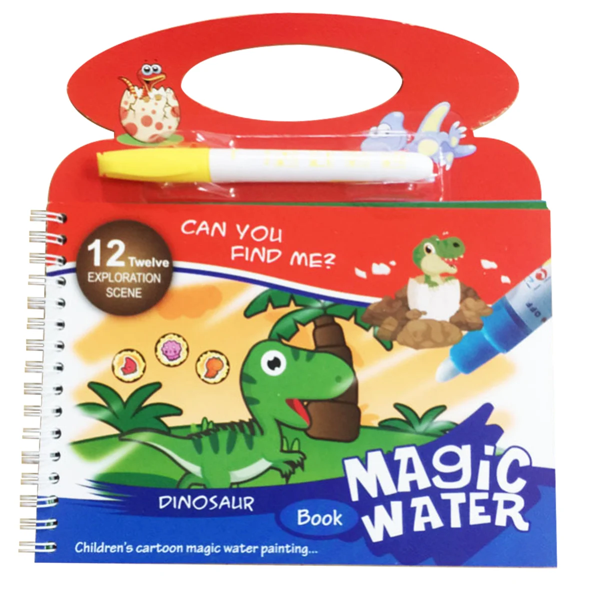 2019 многоразовая Волшебная книга для рисования водой книжка-раскраска и