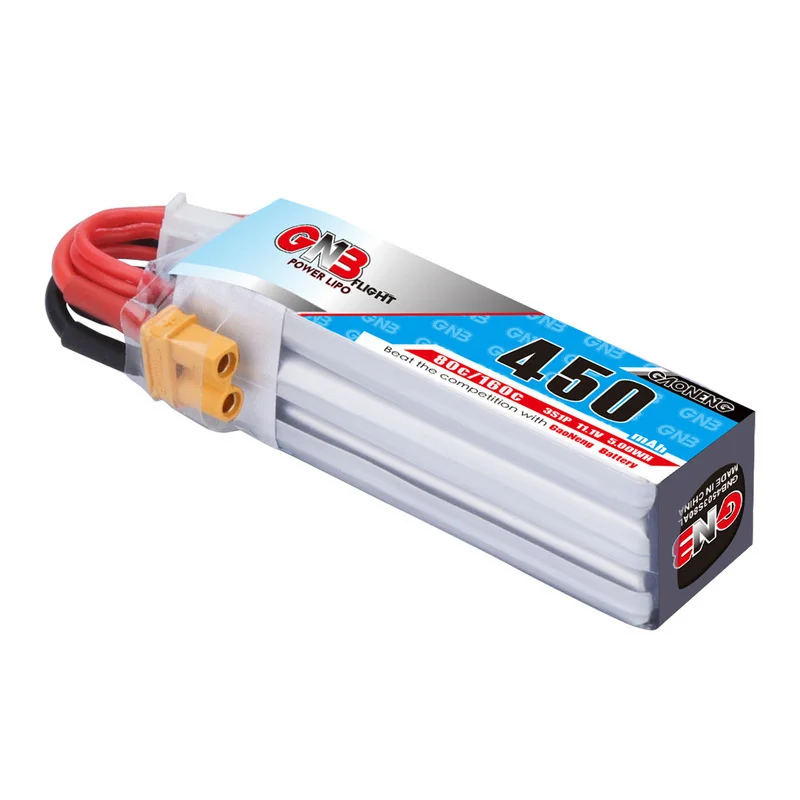 Gaoneng GNB 11 1 V 450MAH 3S 80C/160C Lipo Батарея XT30U F разъем для iFlight CineBee Крытый кино Whoop BetaFPV
