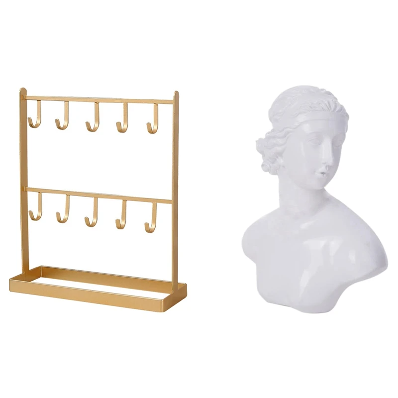 

2 шт., подставка для сережек, 2 уровня