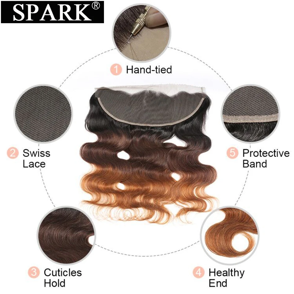 Spark эффектом деграде (переход от темного к парики из натуральных волос на