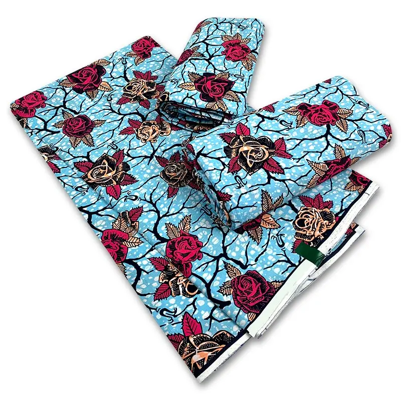 Оригинальный воск 100% хлопок ткань Африканская вощеная принтом 2021 последняя из