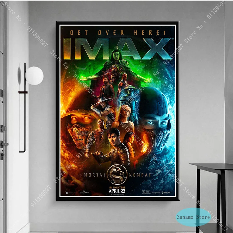 ZT519 горячий Mortal Kombat Game видео фильм 2021 постер HD принты картины маслом холст