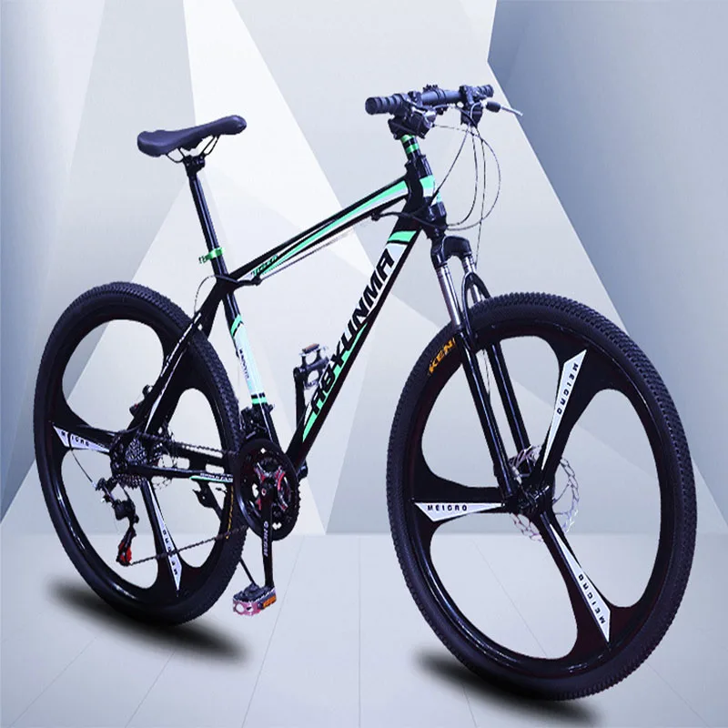Günstig Berg Fahrrad 24 Zoll Rad 21 Geschwindigkeit 3 Messer Lager Hub Vibration Disc Bremse V Bremse Lila Rot Blau Männer Und Frauen Bike