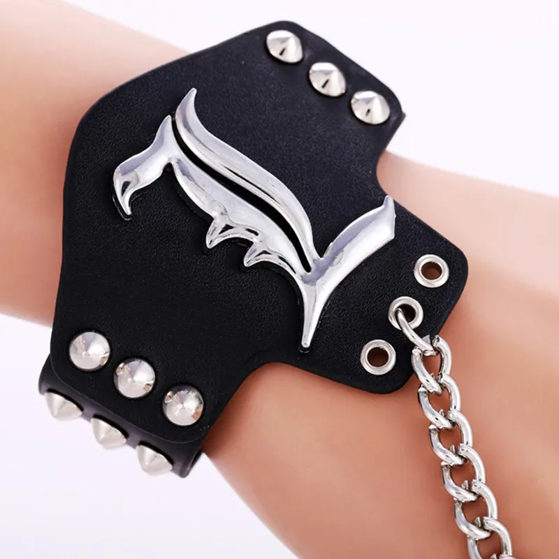 10 шт./лот оптовая продажа аниме косплей ювелирные изделия логотип смерти черный