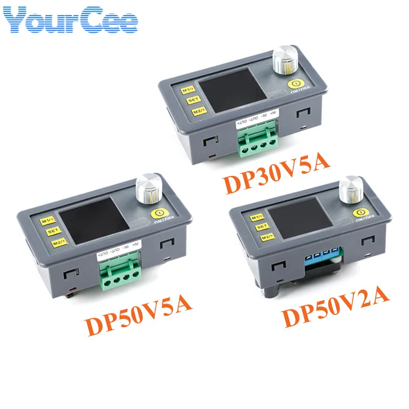 DP30V5A DP50V5A DP50V2A Constant Voltage Current DC-DC Step Down Communication Power Supply Buck Converter LCD Voltmeter |