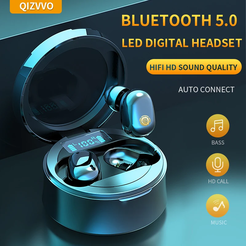 Беспроводной наушники TWS Bluetooth с микрофонами спортивная водонепроницаемая