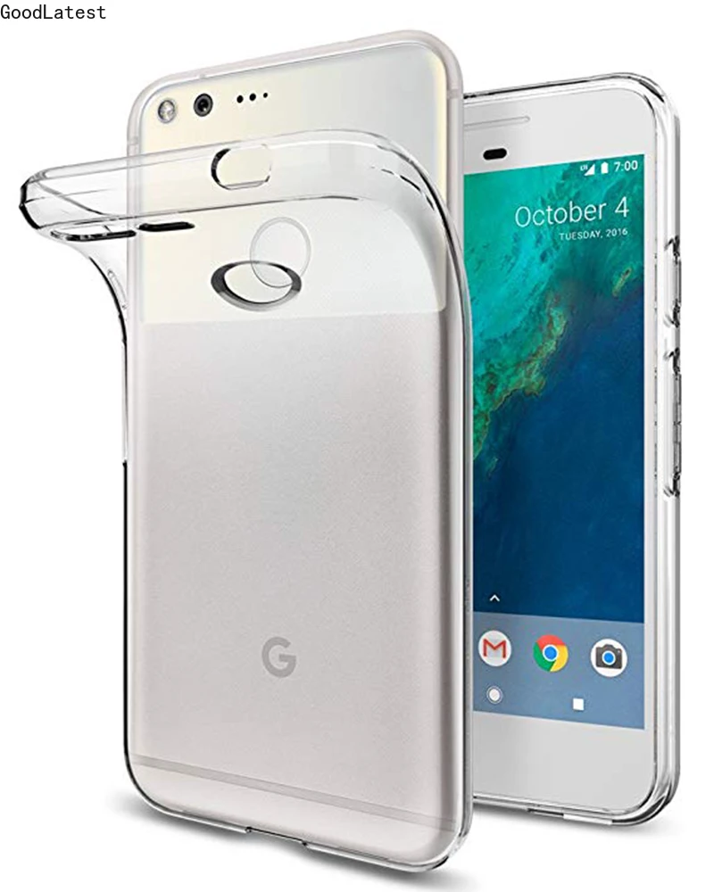 Ультратонкий Мягкий ТПУ прозрачный чехол для телефона Google Pixel 2 3 3a 4 XL 4a