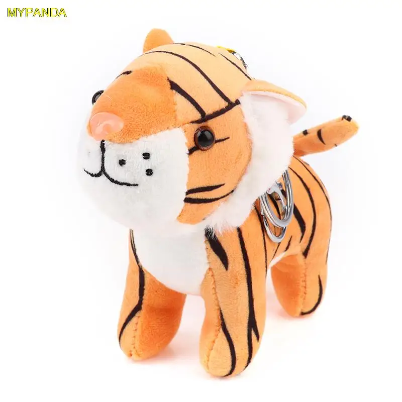 

13 см тигр маленький кулон плюшевая игрушка брелок мягкие животные рюкзак подвесной