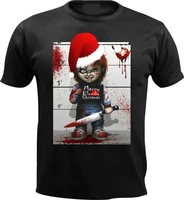 2019 best t shirts merry bloody christmas chucky horror kids men t shirt gift xmas present funnyhip hop casual clothing