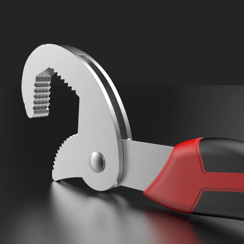 

Multi-functional manual wrench tools household hardware ratchet card slot two pieces adjustable 6~32mm