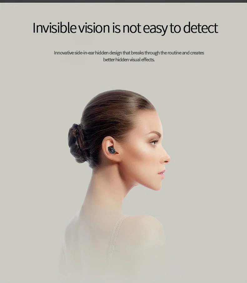 Беспроводные наушники Bluetooth V4.1, спортивные наушники с микрофоном, гарнитура, мини-вкладыши для всех телефонов huawei Xiaomi
