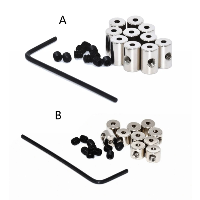 10Pcs Brooch Pin Safe Keepers Locks Locking Backs With Wrench Tools K3ND | Украшения и аксессуары